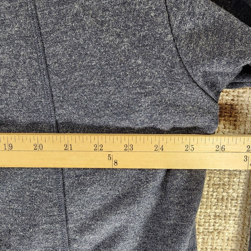Eddie Bauer Camp Fleece Wrap Cardigan Womens 2XL Blue Open Front Sweatshirt Soft - Picture 5 of 12